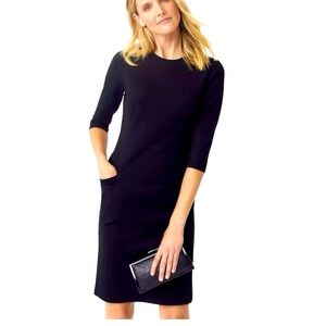NWT J McLaughlin catalyst dress solid black sz small